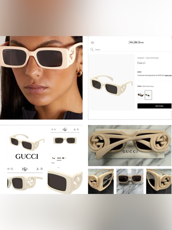GUCCI MAXI BOLD “GG” ON FRAMES FOR A FASHION STATEMENT AS SEEN ON MANY CELEBS? main image 15